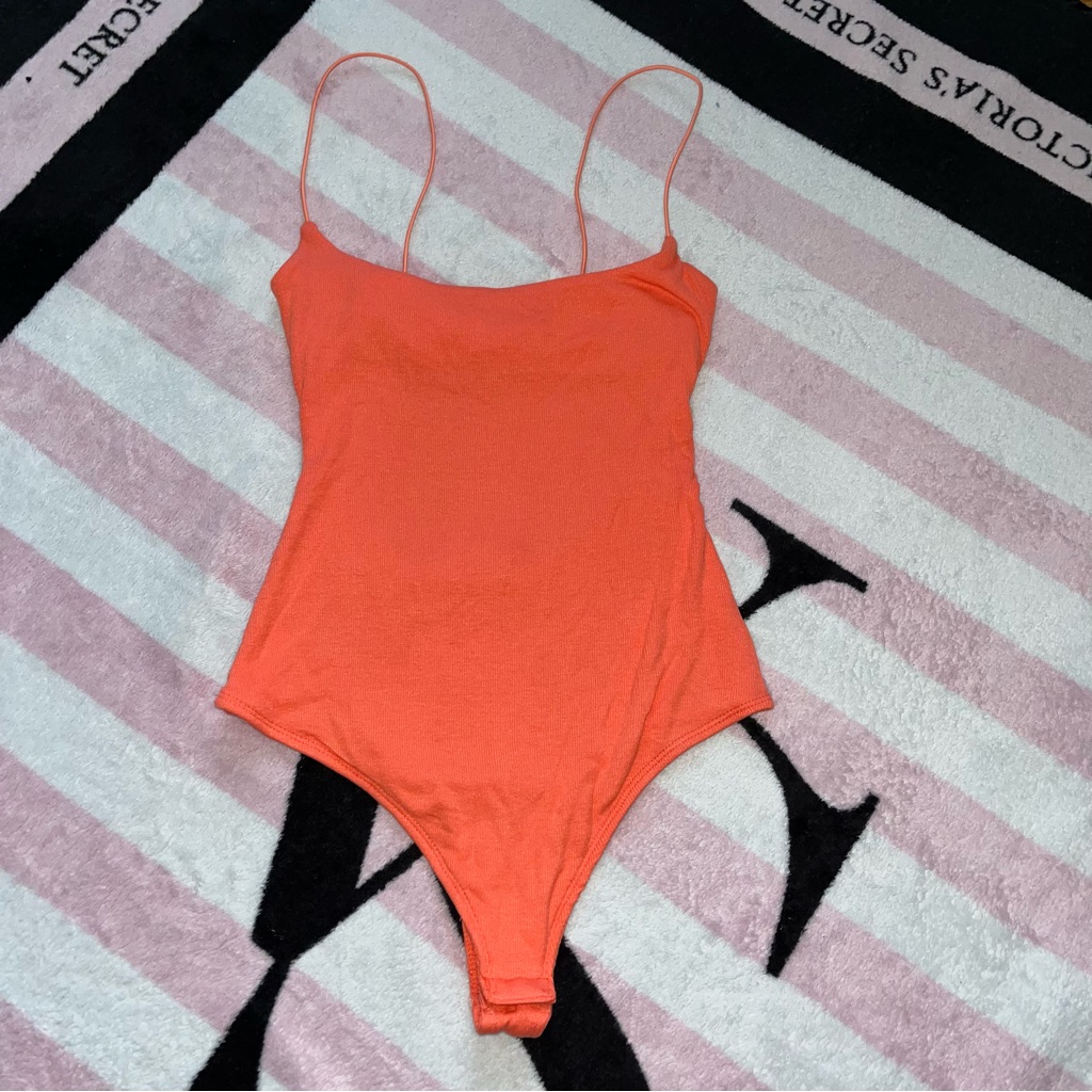 Nwt Orange Bodysuit